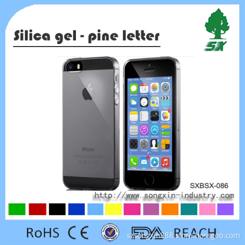 Transparent Silicone Cellphone Case Mobile Phone Cover 5/5s/6/6plus